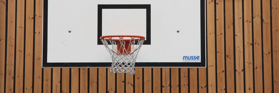Foto von einem Basketballkorb